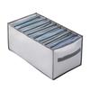 Artefacto de almacenamiento de pantalones personalizado caja de almacenamiento de ropa caja de almacenamiento de ropa interior jeans almacenamiento tipo cajón de armario bolsa de almacenamiento con compartimentos