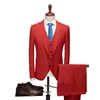 Terno pequeno masculino estilo coreano casual terno duas peças moda jovem um botão de negócios noivo terno melhor homem terno