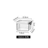 Caja de Cereal Estilo Europeo Grado Alimenticio Refrigerador Frijol Especias Fruta Seca Productos Secos Tanque Sellado Celebridad de Internet Caja de Almacenamiento de Cocina