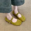 Zapatos Mary Jane retro de punta dividida para mujer, nuevo estilo francés 2026, zapatos únicos y de moda con correa en el tobillo y estampado de leopardo, tipo pezuña de cerdo