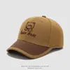 Gorra Infantil Bordada con Letra, Nueva Gorra de Pico Versión Coreana de Otoño, Gorra de Béisbol Versátil de Dibujos Animados Lindos para Niños y Niñas
