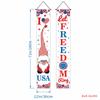 Decorações de Festa Amazon Mais Vendidas Transfronteiriças Cortina de Porta de Varanda Bandeira do 250º Aniversário Americano Dia da Independência Couplets Personalizados