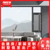 Puertas y ventanas de aleación de aluminio de puente roto sistema para el hogar ventana balcón mampara de sala de estar ventana abatible fabricantes lujo ligero minimalista