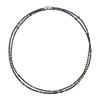 Collar de Cuentas Pequeñas Doradas Fiebre para Hombre Exagerado Extremadamente Fino Apilado Ónice Negro Ojo de Tigre Cuentas Collar Largo