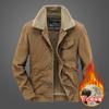 Suministro de fábrica transfronterizo Sudeste Asiático invierno ropa corta acolchada de algodón con forro polar pana ropa de trabajo casual acolchada de algodón con forro polar engrosada