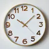 Reloj de Pared para el Hogar de 30CM Reloj Reloj de Pared Montado en Pared Reloj Creativo Reloj de Cuarzo Silencioso Reloj de Pared para Sala de Estar