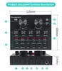 Nuevo micrófono de condensador transfronterizo BM800, kit de micrófono, tarjeta de sonido, grabación en vivo, frecuencia de muestreo 192KHZ/24BIT