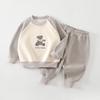 Conjunto de Sudadera para Bebé Otoño e Invierno 2025 Sudadera de Oso con Estampado de Dibujos Animados para Bebé
