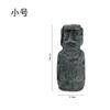 Accesorios para Acuario Adornos Decoración para Reptiles Estatuas de la Isla de Pascua Manualidades de Paisaje de Resina Figura Romana Antigua
