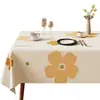 Mantel Estilo Ins Impermeable y a Prueba de Aceite Mantel Sin Lavado Sensación de Lujo Ligero Gama Alta Nuevo 2026 Mantel Rectangular de PVC para Mesa de Café