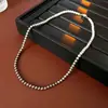 Collar de Perlas Redondas con Cierre Magnético Blanco Australiano 2026 Nuevo Estilo Cadena de Clavícula en Capas Joyería Elegante de Lujo Ligero Venta al por Mayor
