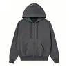 Sudadera casual de moda estilo americano, nueva para primavera y otoño, holgada, con capucha, bolsillos y cremallera, unisex