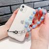 Estilo Japonés y Coreano Simple DIY Lazo Abalorios Cadena para Teléfono Móvil Anti-caída Cordón para Carcasa de Teléfono Móvil Llavero Colgante para Bolso de Muñeca