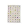 Pegatinas para Uñas Estilo Caramelo de Roca Ojo de Gato Dopamina de Verano 5D Tridimensional Estilo Gelatina Cuadrado Estrella Pegatinas de Decoración para Uñas DIY