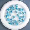 Ding Yi Galáxia Sonhadora Estrela Lua Fria Contas Resina Galvanizada Pentagrama Furo Passante Contas Soltas DIY Acessórios para Corrente de Celular