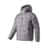 Chaqueta de plumón con capucha funcional acanalada para hombre, estilo montaña, para invierno, 13521