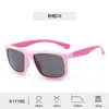 Novo Estilo Esportes e Lazer Moda Tendência Silicone Macio Anti-UV Óculos de Sol Polarizados Infantis para Meninos e Meninas Atacado