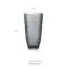 Venta al por mayor Nuevo Color Patrón Martillado Vaso de Vidrio Estilo Japonés Regalo Uso en Casa Borde Dorado Vaso para Bebidas de Jugo Vaso Patrón Martillado En Stock