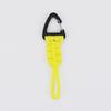 Cuerda de paracaídas de siete núcleos tejida a mano Llavero para coche Hebilla triangular colgante Mochila Cordón rápido Anti-caída Llavero de nailon