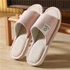 Zapatillas de lino nuevas de verano 2023, venta al por mayor, para hombre, para interiores, antideslizantes, para las cuatro estaciones, de algodón y lino, para mujer, silenciosas
