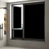 Adesivo de Vidro Bloqueador de Luz Preto Fosco, Anti-Espionagem, Película para Vidro de Janela e Porta Totalmente Escurecedora, Película Opaca de Proteção Solar e Isolamento Térmico
