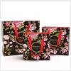 Bolsa de Regalo Floral para Vino Tinto Bolso de Tienda de Ropa Bolsa Avanzada de Empaque Transfronterizo Bolso de Tienda de Ropa