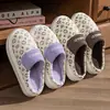 Pantuflas de Algodón Impermeables para Mujer Invierno 2026 Nuevas para el Hogar Interior con Felpa Cálida Ropa de Exterior Suela Gruesa Pantuflas de Algodón para Pareja Hombres