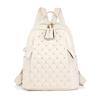 Mochila de Mujer 2024 Nueva Moda Combinable Gran Capacidad Bolso de Mujer Moda Coreana Cuero Suave Bordado Mochila Pequeña