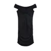 Vestido tipo camisola sexy de retazos de encaje con hombros descubiertos estilo americano para mujer, minivestido sexy de verano fruncido ajustado al cuerpo