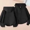 Roupas Infantis, Jaquetas para Meninos e Meninas, Tops com Capuz Espessos para Outono e Inverno para Crianças Maiores, Moletons Esportivos com Zíper Infantis em Estoque