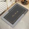 Alfombra de Piso Moderna Simple de Barro Diatómico para Baño Resistente a las Manchas Baño Absorbente de Agua Alfombra Antideslizante Resistente al Desgaste Fácil de Limpiar Alfombra para Pies