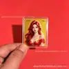 Tarjetas creativas de foil dorado de colores hechas a medida, tarjetas conmemorativas de mercancía de celebridades DIY de oro puro 999, regalos corporativos para atracción de clientes, venta al por mayor