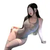 Lingerie sexy original de Yimengyao, cheia de paixão, meias justas fáceis de remover, rasgáveis, roupas sexy de malha transparente, tentação de desejo puro qq