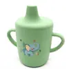 Taza de Silicona con Popote Anti-Caídas para Bebé, Nuevo Modelo Transfronterizo, Taza de Aprendizaje para Bebé, Vaso de Agua Infantil, Taza para Complemento Alimenticio de Bebé, Personalizado