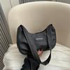 Bolso de Axila Transfronterizo para Mujer 2024 Bolso Bagel de Verano Nuevo Bolso Media Luna de Moda Trendy Niche de Alta Gama Bolso de Hombro Versátil