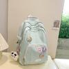 Mori Joker Mochila Escolar Grande Capacidade Mochila Escolar para Aluno do Ensino Médio Feminina Durável Alto Valor Mochila para Estudante Universitário Atacado