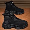 Zapatos de hombre de primavera y otoño, antideslizantes, resistentes al desgaste, para trabajo al aire libre, de caña alta, para herramientas al aire libre, nuevas botas Martin deportivas para hombre