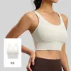 Sujetador deportivo TATABLANOM con almohadilla incorporada en el pecho para mujer, alta elasticidad, espalda bonita, camiseta sin mangas para yoga y fitness, transpirable y a prueba de impactos
