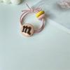 Goma para el pelo Big m Bean Diadema de colores como caramelos Elástica Simple Versátil Venta al por mayor Accesorio para el pelo estilo letra