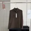 Camiseta de manga larga con media cremallera de forro polar, ajustada, elástica y versátil para otoño e invierno para mujer 13607
