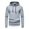 2024 Comercio Exterior Talla Europea Sudadera Casual de Punto Jacquard para Hombre Sudadera con Capucha Manga Larga Cuadros Acolchados Tela de Algodón