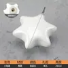 Coração Cartoon Nuvem Colorida Cerâmica Porta de Guarda-Roupa Gaveta Fofa Infantil Puxador Pequeno para Móveis Estilo Europeu