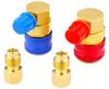Conector rápido de aire acondicionado para coche refrigeración R134A todo cobre ajustable aire acondicionado para coche herramienta de fluoruro para coche de nieve