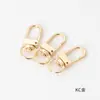 Fábrica en stock hebilla de puerta de aleación de zinc accesorios de hardware diy hebilla de conexión para equipaje hebilla colgante de llavero