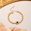 Van Siya Correa de Números Romanos Pulsera de Acero Titanio Cadena Hecha a Mano Moda Comercio Exterior Suministro Red de Influencia Joyería Transfronteriza