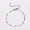 Aml Moda Más Vendido Cadena en Forma de O Multicolor Chapada en Oro de 18 Quilates Acero Inoxidable 304 Pulsera Exquisita para Mujeres