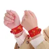 Pulseras Elásticas de Campana con Letras de Colores, Equipo de Animación para Reuniones Deportivas Estudiantiles, Equipo Infantil para el Día del Niño, el Día Nacional y el Día de Año Nuevo