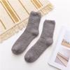 Calcetines de Coral Fleece de Invierno Personalizados Transfronterizos para Hombre, Calcetines Gruesos de Coral Fleece para Casa, Calcetines Calentadores para el Suelo, Calcetines de Media Caña para Hombre
