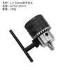 Furadeira elétrica manual elétrica de moagem Mandril 0,6-16 mm Mandril de múltiplas especificações Furadeira de bancada pequena Furadeira elétrica com conjunto de chave de mandril