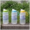 Copo de Água de Plástico à Prova de Vazamento e Resistente a Quedas Bebê Portátil Garrafa de Água Copo com Canudo Estudante Copo Esportivo ao Ar Livre 450-600ml